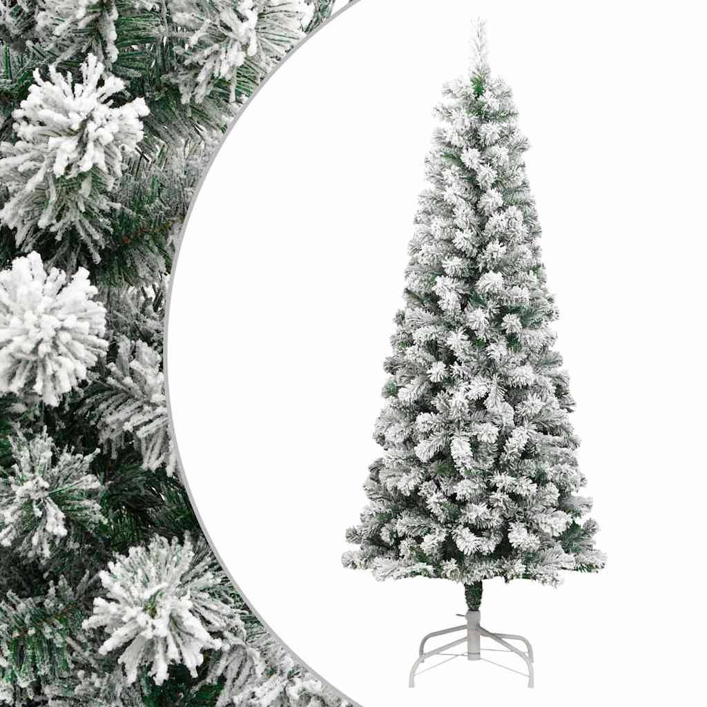 Sapin de Noël | Arbre de Noël artificiel à charnières avec neige floquée 180 cm Maison Chic - Image 2