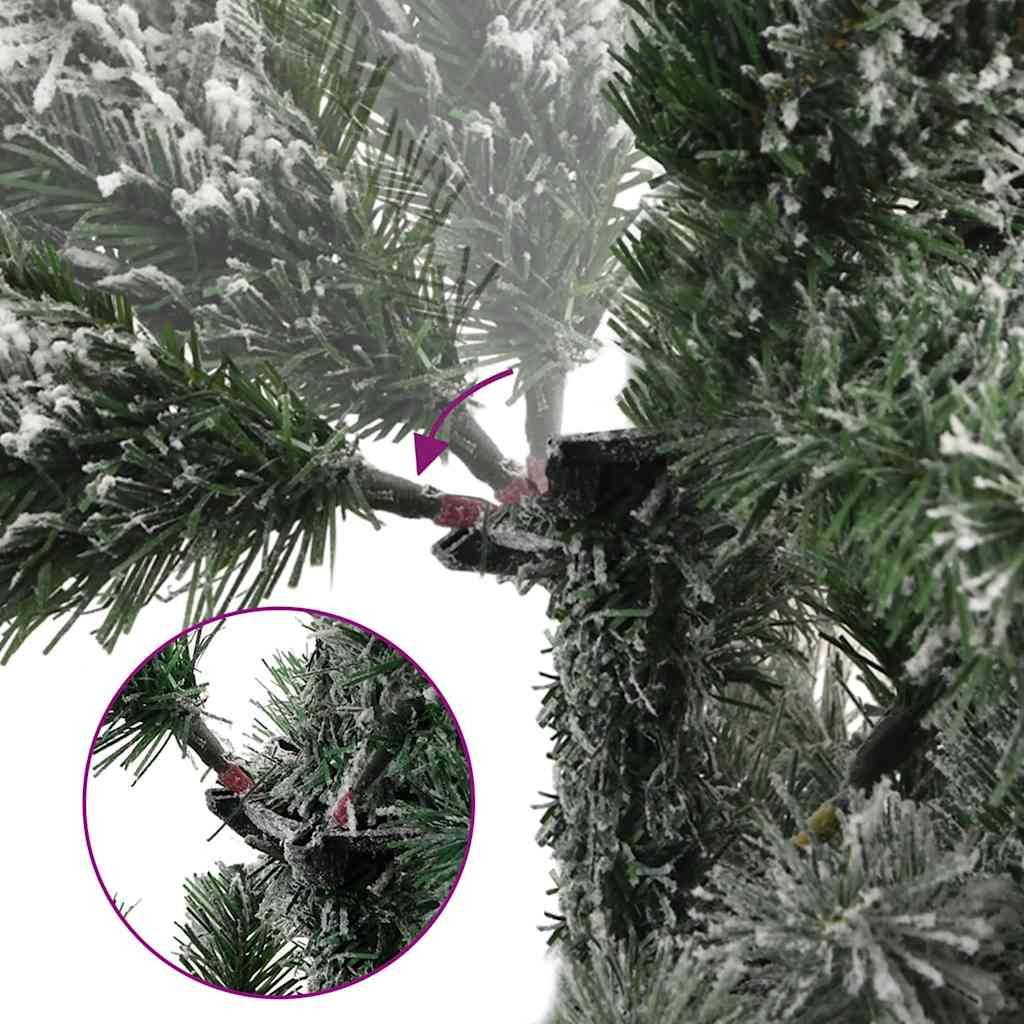 Sapin de Noël | Arbre de Noël artificiel à charnières avec neige floquée 180 cm Maison Chic - Image 3