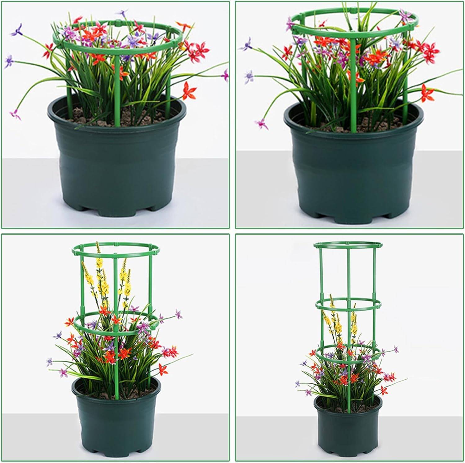 Tuteur pour plantes - 210 pièces hauteur ajustable pour tomates et fleurs - Lytech - Image 4