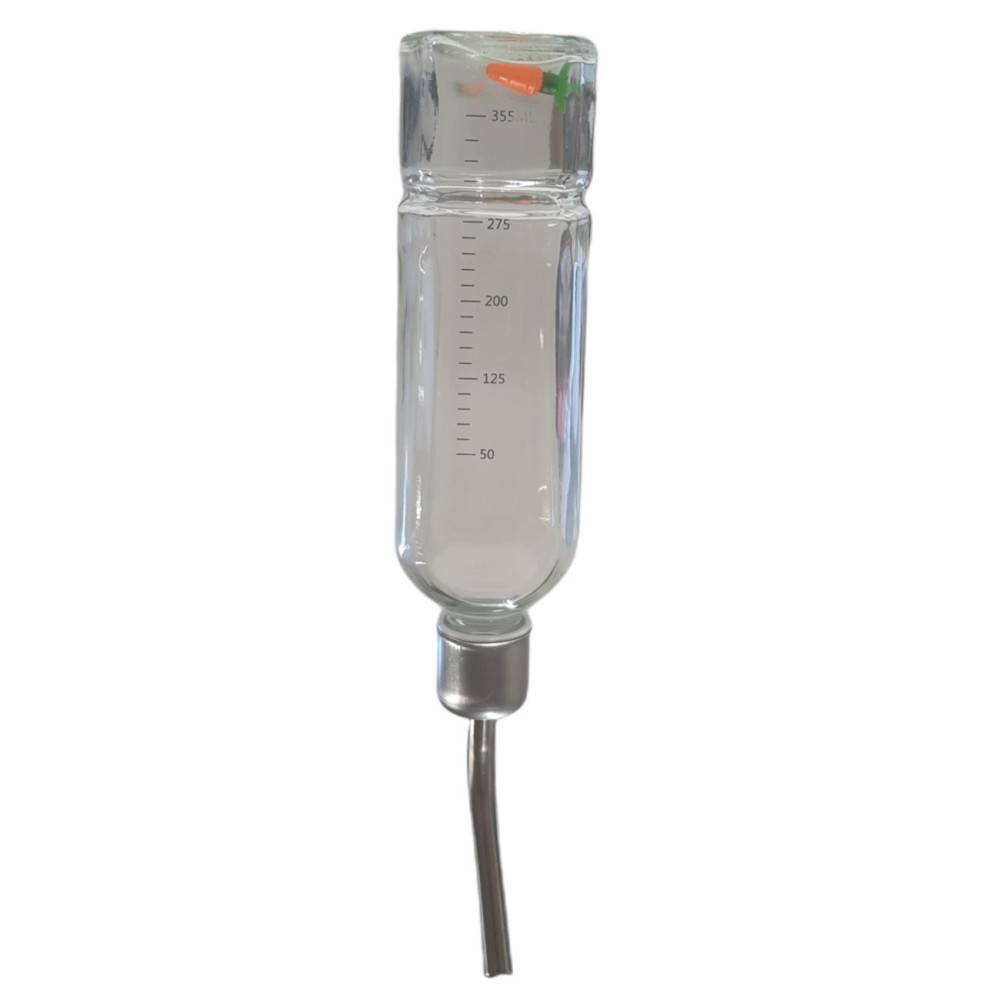 animallparadise - Biberon à eau en verre . contenance 355 ml. pour rongeurs. - Image 1
