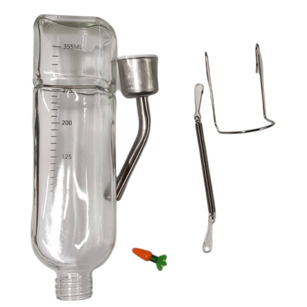 animallparadise - Biberon à eau en verre . contenance 355 ml. pour rongeurs. - Image 5