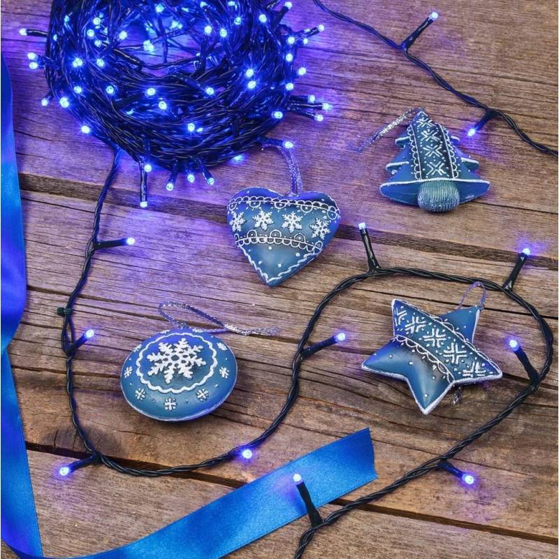 Lotti - Guirlande led bleue 25 mètres 360 mini led 8 programmes Lotti - Image 3