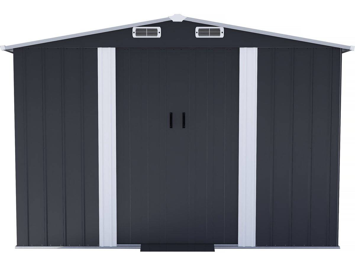 Habitat Et Jardin - Abri De Jardin Métal Avec Porte Coulissante "boston" - 6,54 M² - Gris -habitat Et Jardin - Image 4