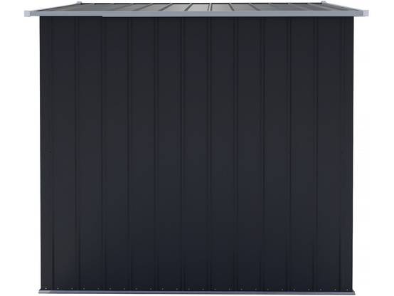 Abri De Jardin Métal Avec Porte Coulissante "boston" - 6,54 M² - Gris -habitat Et Jardin - Image 6