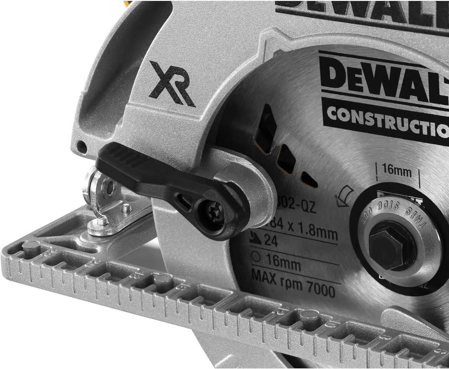 Scie circulaire XR 18V 184 mm - DEWALT - sans batterie ni chargeur - coffret - DCS572NT-XJ - Image 6