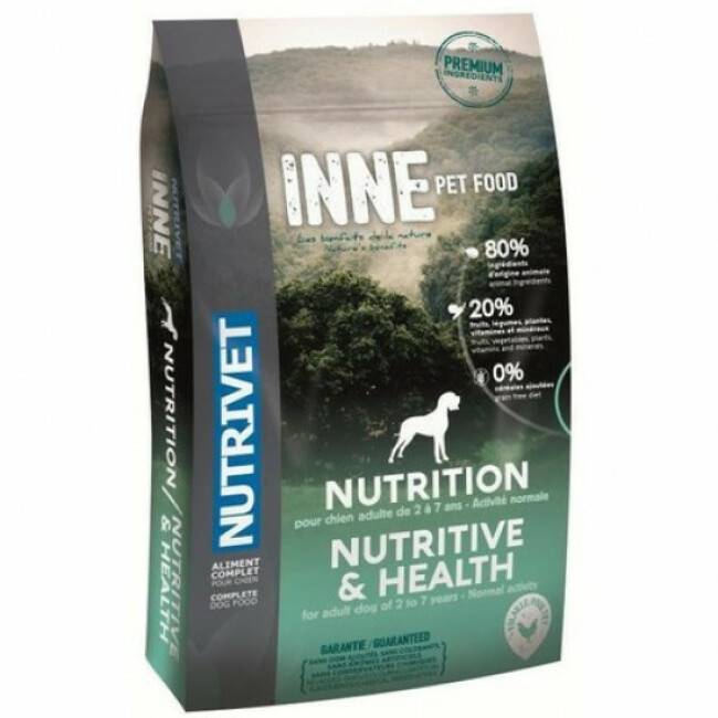Nutrivet - Nutrivet Inne Dog Nutrition Nutritive & Health pour chien adulte Sac 3 kg