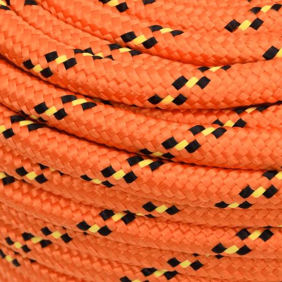 Corde De Bateau Orange En Polypropylène 6mm - 50m - Ligne D'Ancrage Et Amarrage Robuste Corde Camping Bateau Corde De Bateau Orange En Polypropylène 6mm - 50m - Ligne D'Ancrage Et Amarrage Robuste Corde Camping Bateau