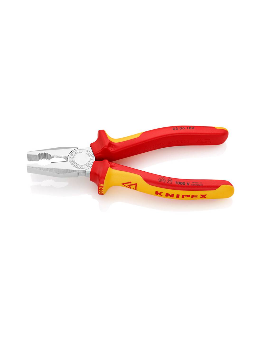 Knipex - Pince Universelle 180x65x20mm 0306180sb Knipex. - Image 2