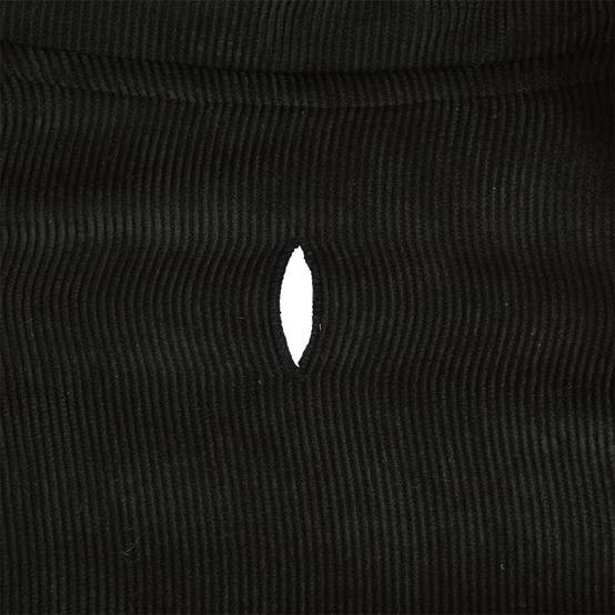 Love Story - Manteau Pour Chien "Velours Côtelé" 35cm Noir - Image 4