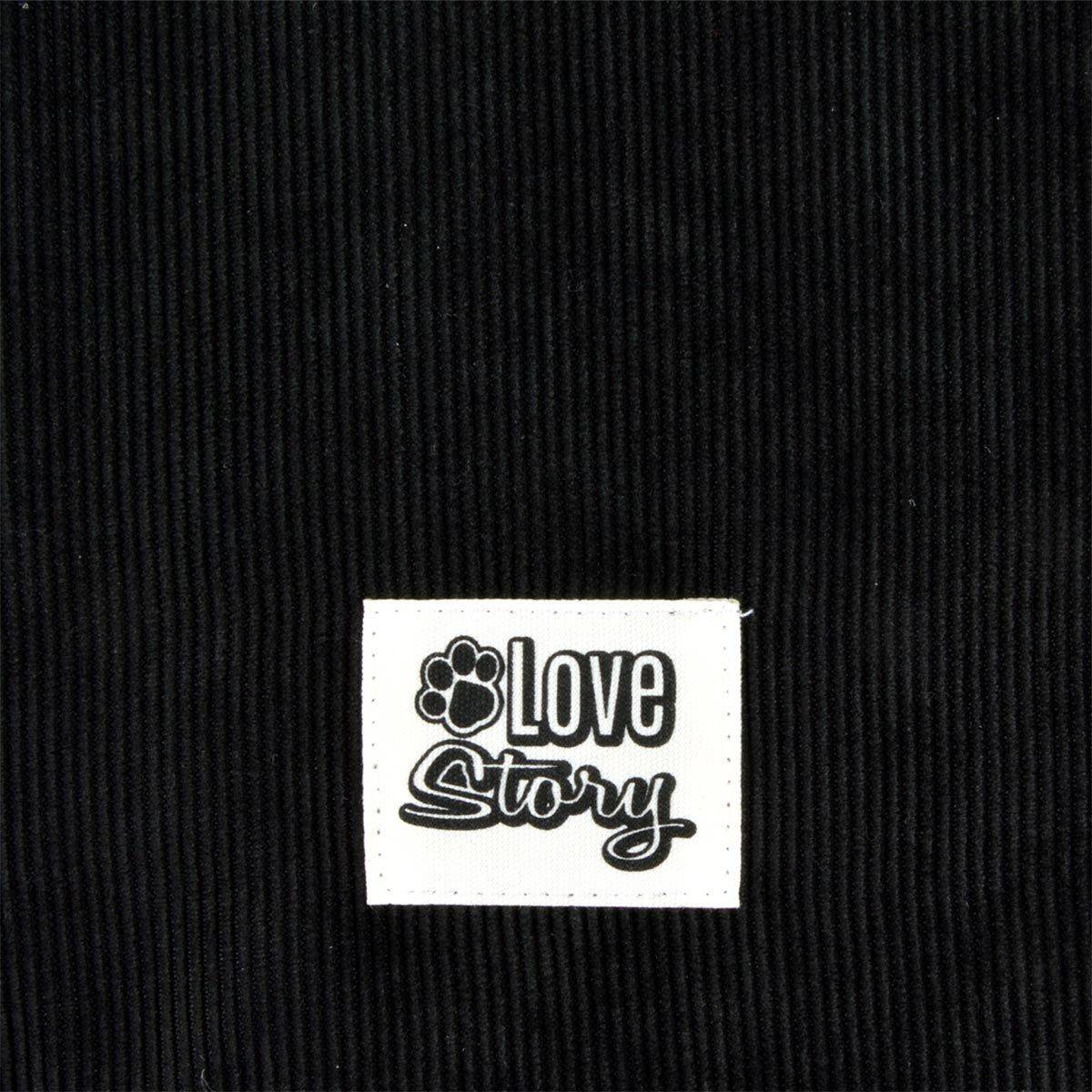 Love Story - Manteau Pour Chien "Velours Côtelé" 35cm Noir - Image 6