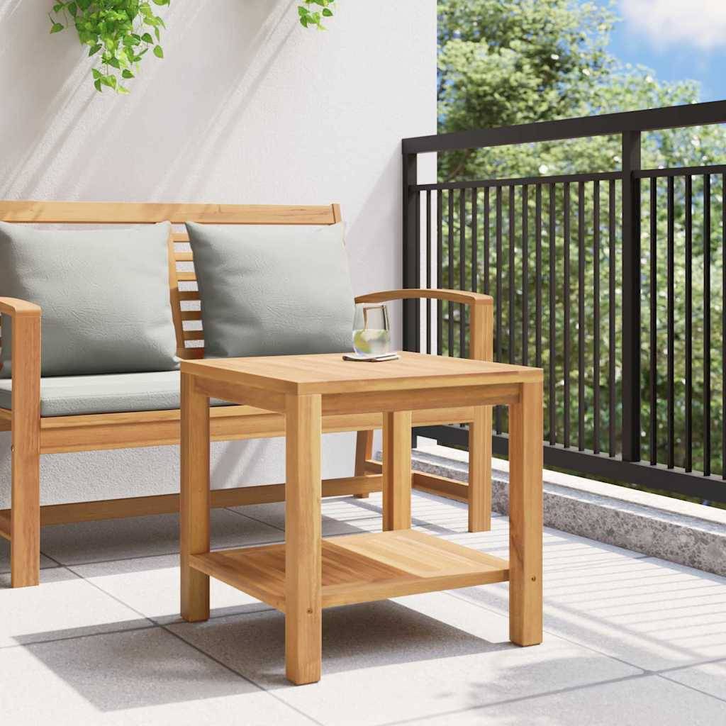Table basse Bois de Teck Massif Marron 45 x 45 x 45 cm - PANGIVO - Image 4
