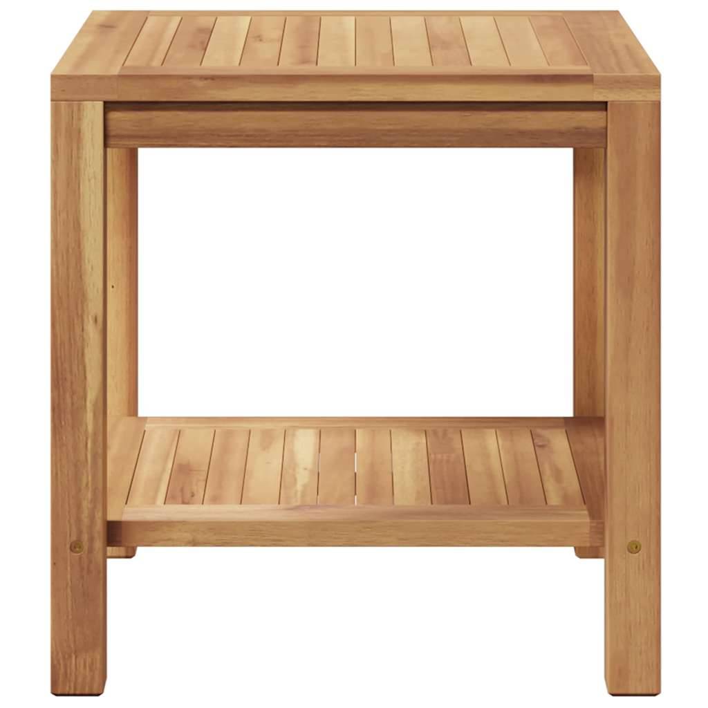 Table basse Bois de Teck Massif Marron 45 x 45 x 45 cm - PANGIVO - Image 6