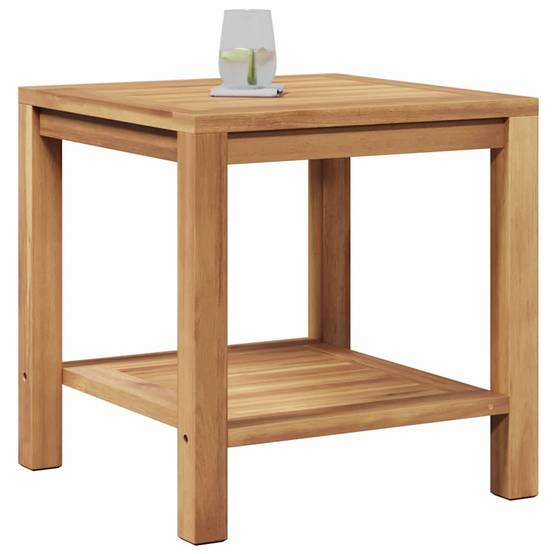 Table basse Bois de Teck Massif Marron 45 x 45 x 45 cm - PANGIVO - Image 3