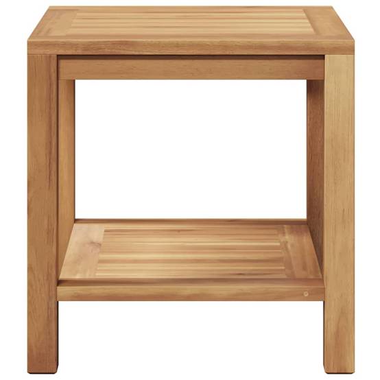 Table basse Bois de Teck Massif Marron 45 x 45 x 45 cm - PANGIVO - Image 5