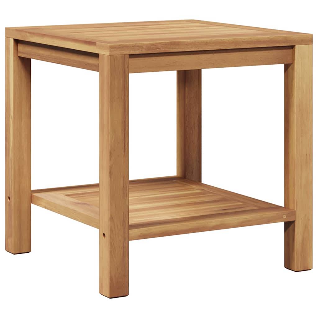 Table basse Bois de Teck Massif Marron 45 x 45 x 45 cm - PANGIVO - Image 2