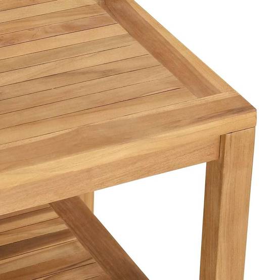 Table basse Bois de Teck Massif Marron 45 x 45 x 45 cm - PANGIVO - Image 9