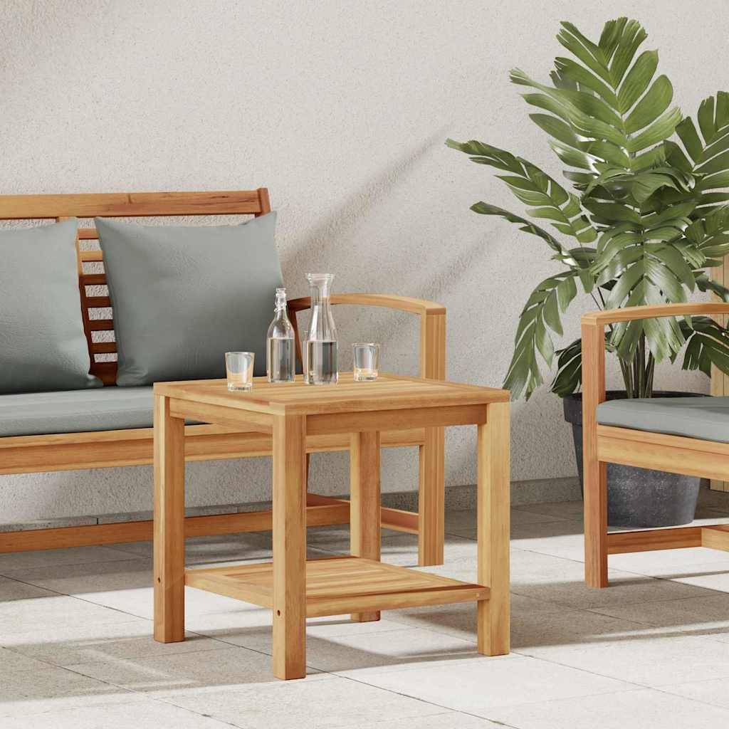 Table basse Bois de Teck Massif Marron 45 x 45 x 45 cm - PANGIVO - Image 1
