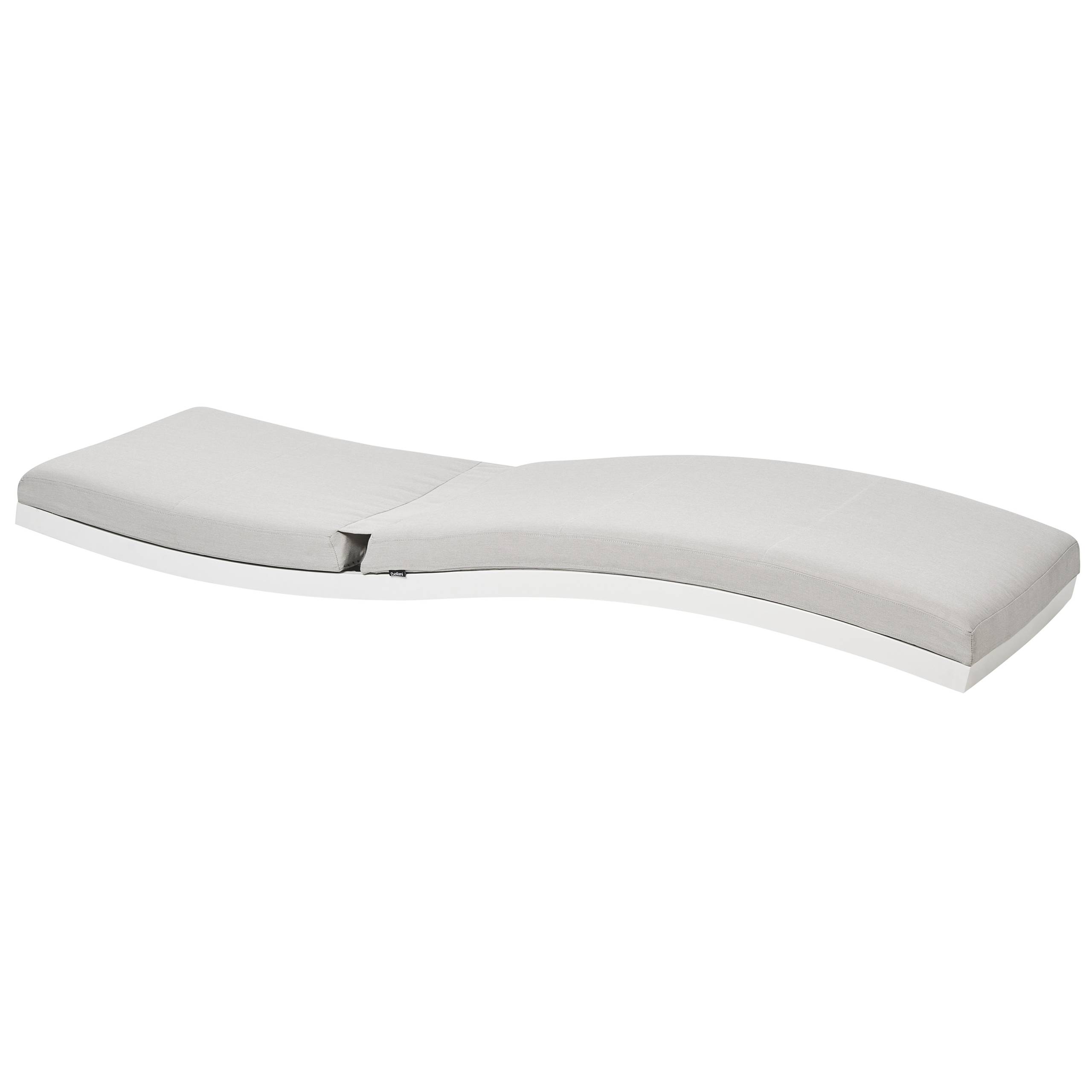 Beliani - Chaise longue Aluminium Gris clair AMELIA - Beliani - Image 6