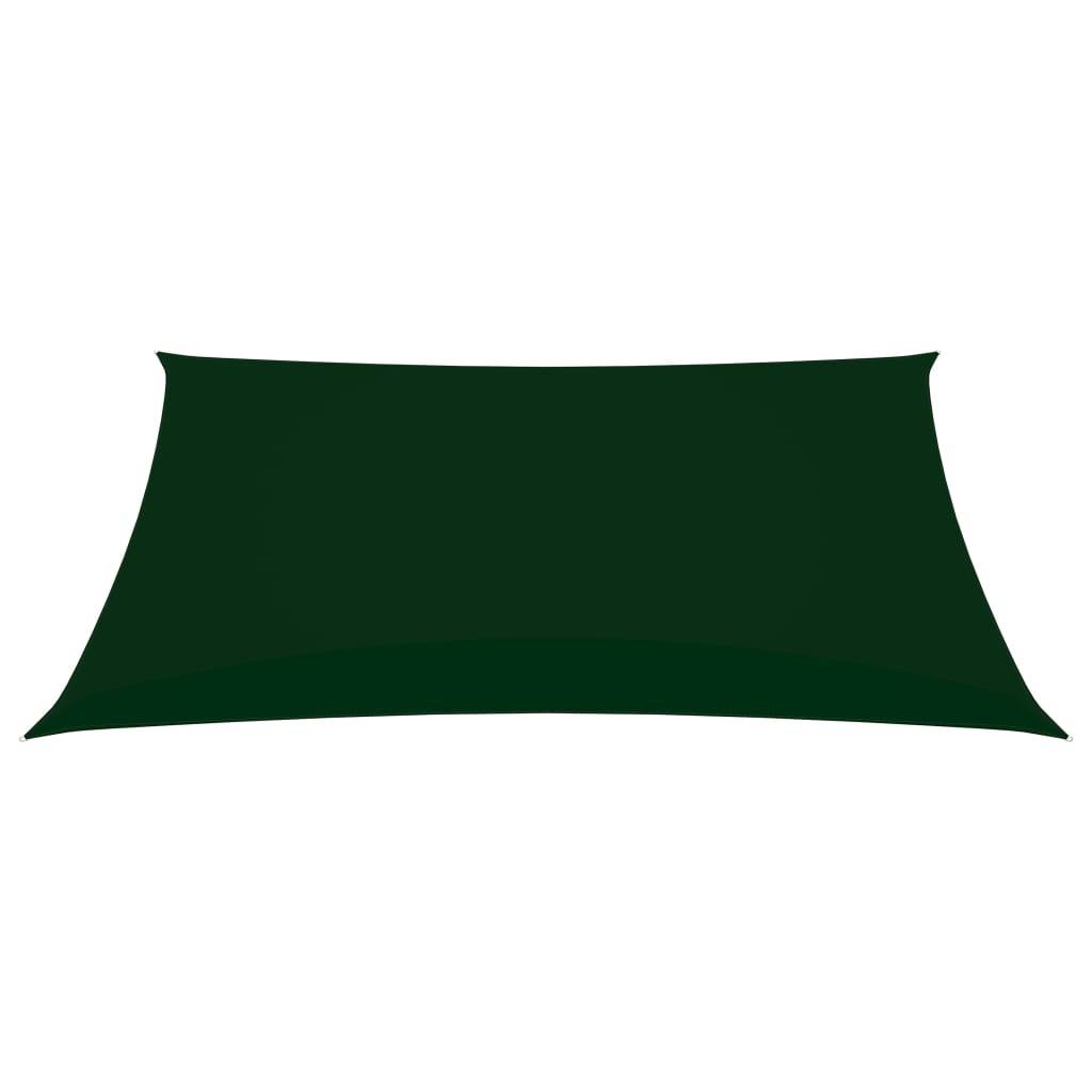 Helloshop26 - Voile toile d'ombrage parasol tissu oxford rectangulaire 2,5 x 4 m vert foncé - Image 2