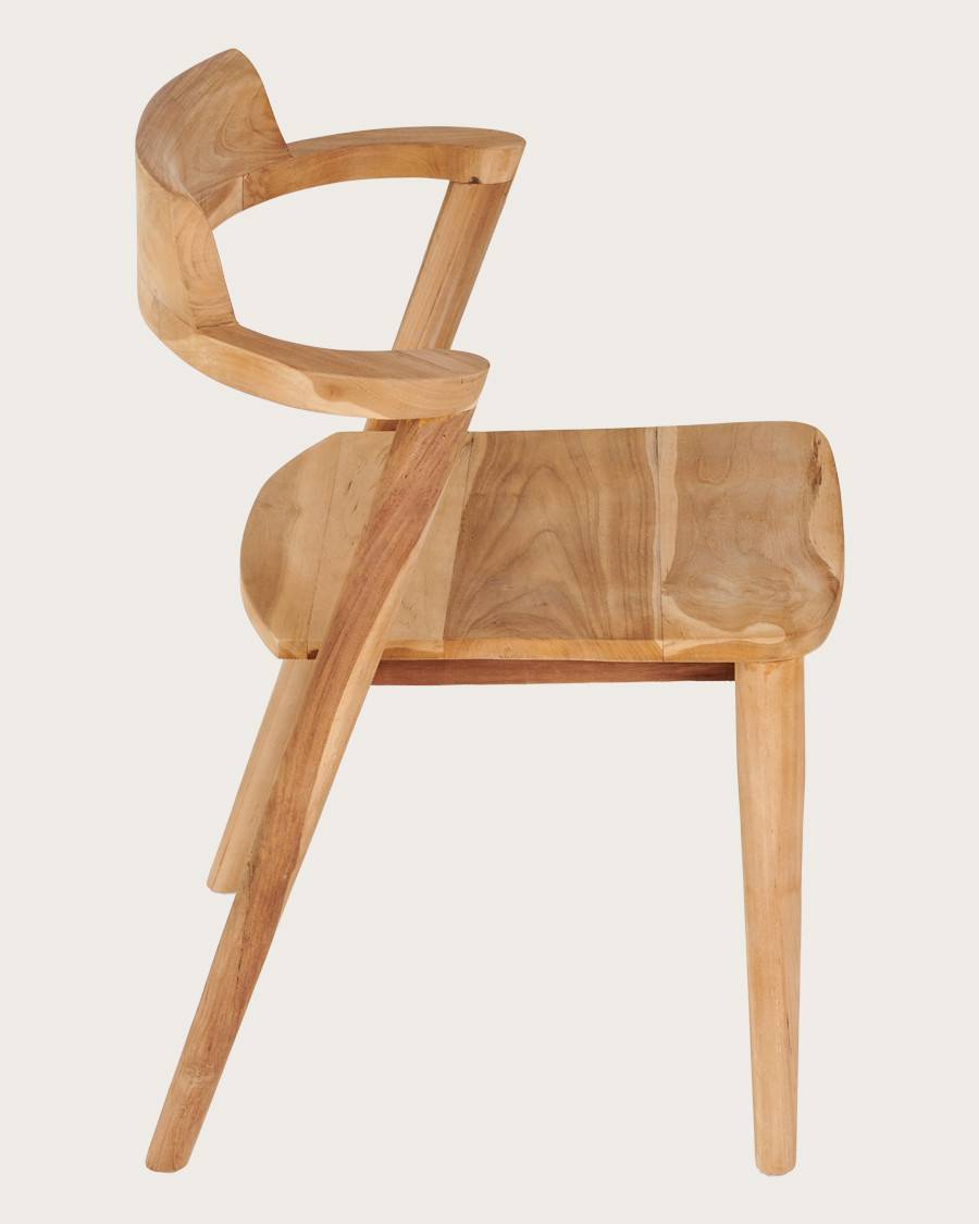 Osaka - Lot de 2 Chaise Osaka en teck massif - UNIQKA - Image 7