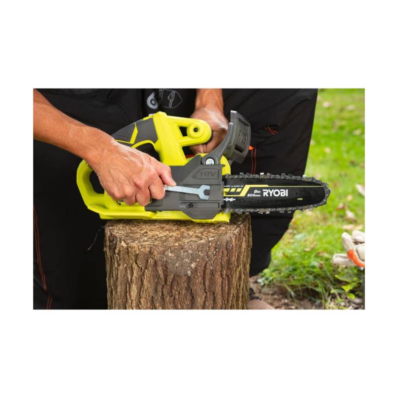 Ryobi - Pack RYOBI Tronçonneuse 18V One+ RY18CS20A-0 - 1 Batterie 5.0Ah - 1 Chargeur rapide RC18120-150 - Image 5