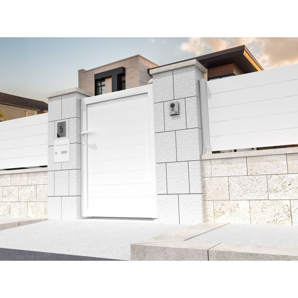 Portillon panneau plein SPASIE 1000x1414mm (Blanc) - Alia Productions
