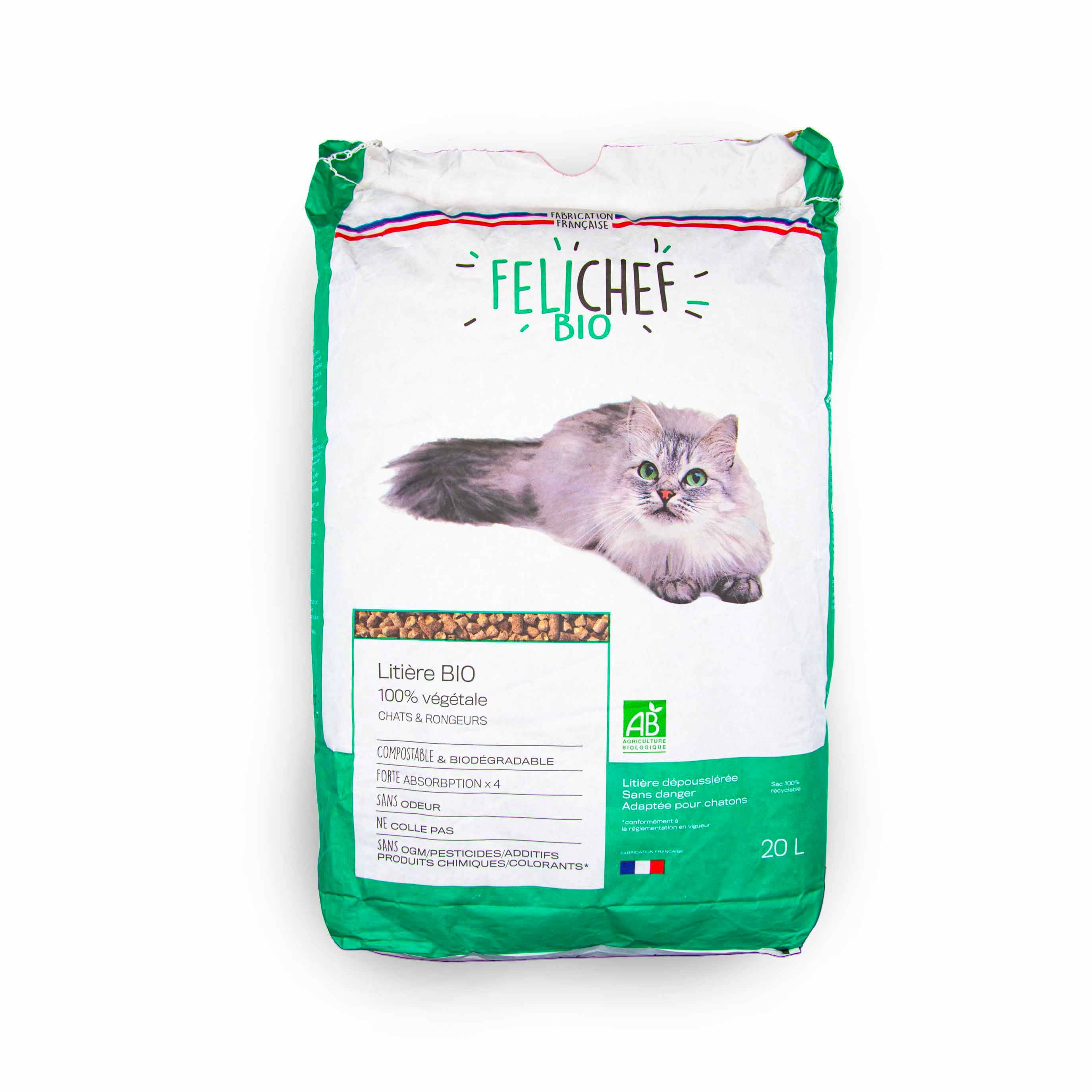 Felichef - Felichef - Litière Bio 100% végétale - Image 1