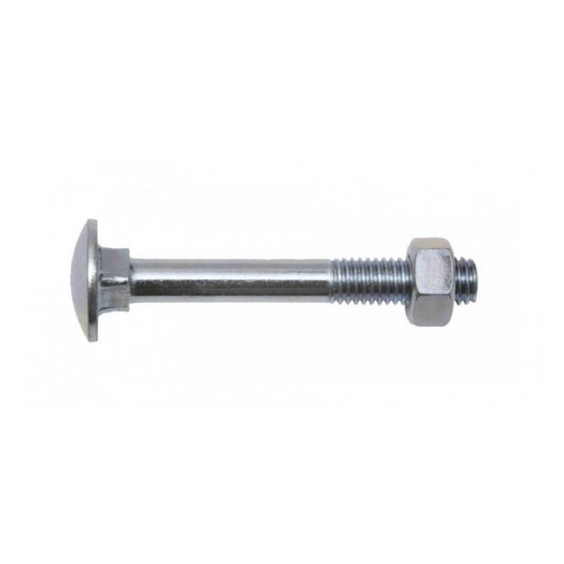 Boulon VISWOOD Tête ronde collet caré - AZ 4.8 - Ø12 x 150 mm - Boite de 25 - 50112150