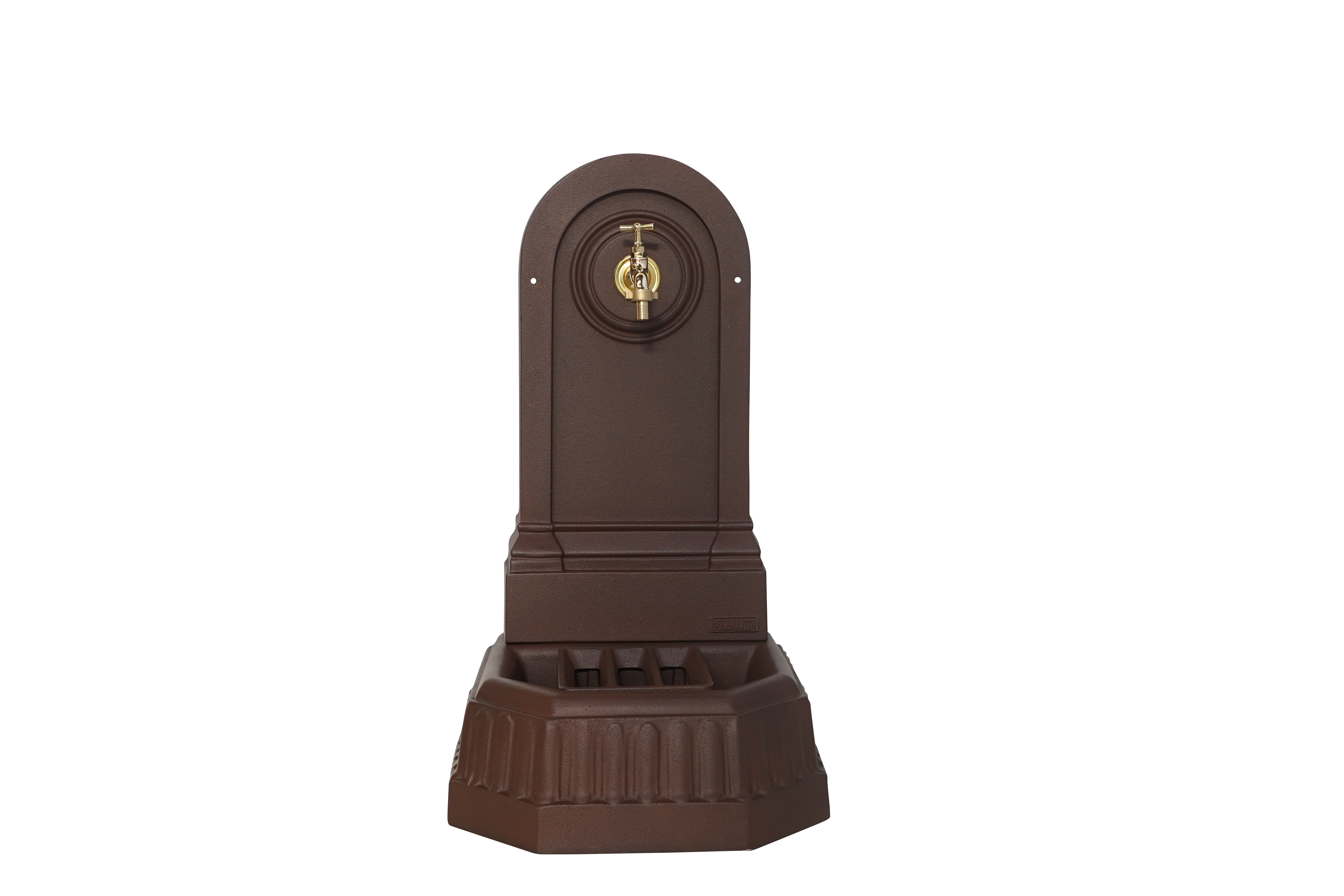 Fontaine citadine brun antique avec robinet standard Dommartin H. 70cm X L. 35cm - Image 1