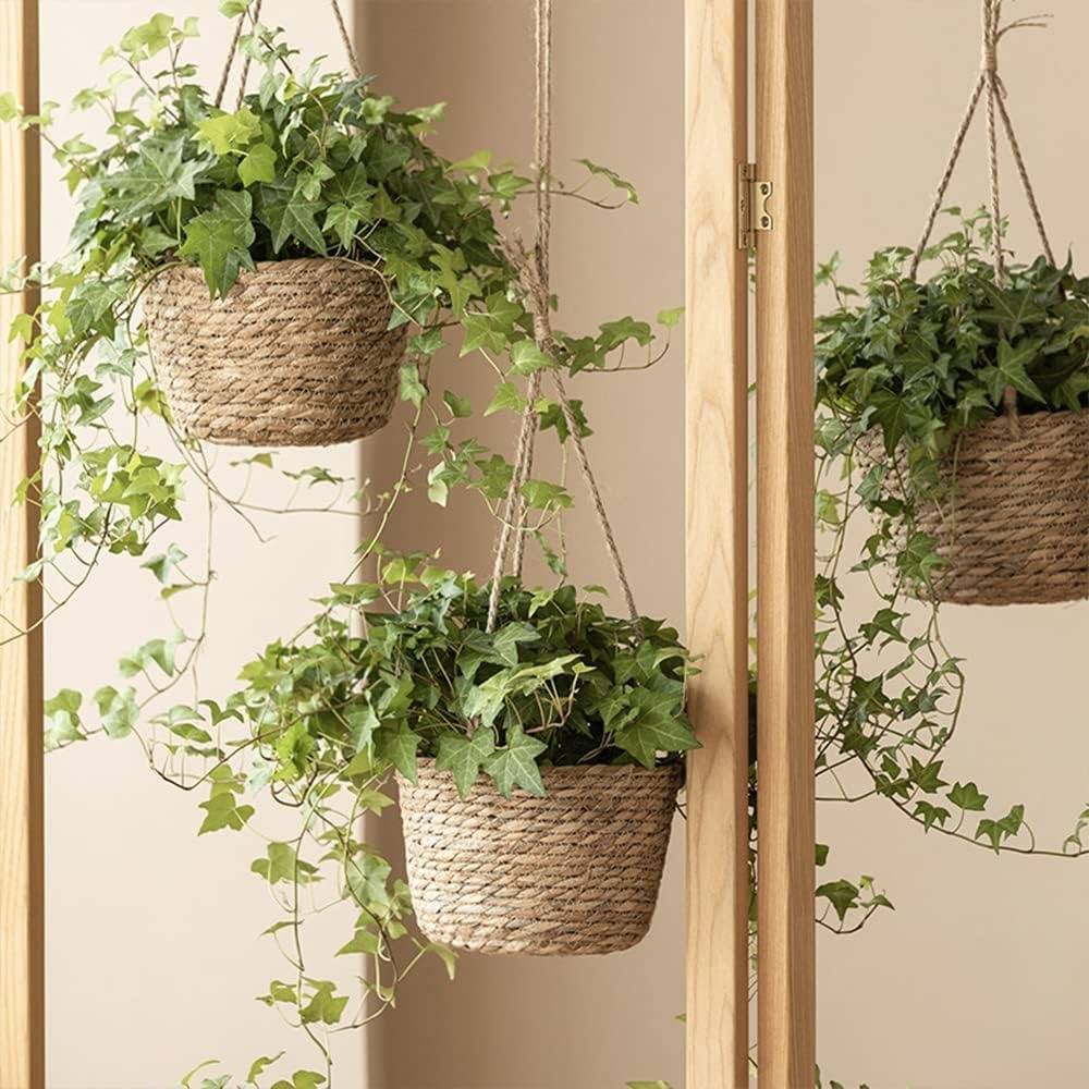 Panier Suspendu en Jute Naturel - Style Scandinave - Multifonction Intérieur/Extérieur - Image 6