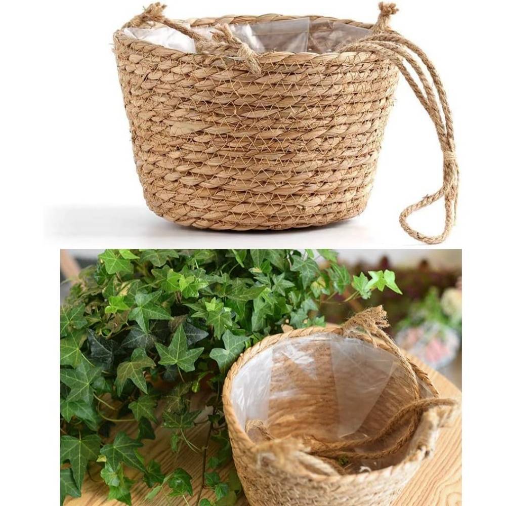 Panier Suspendu en Jute Naturel - Style Scandinave - Multifonction Intérieur/Extérieur - Image 2