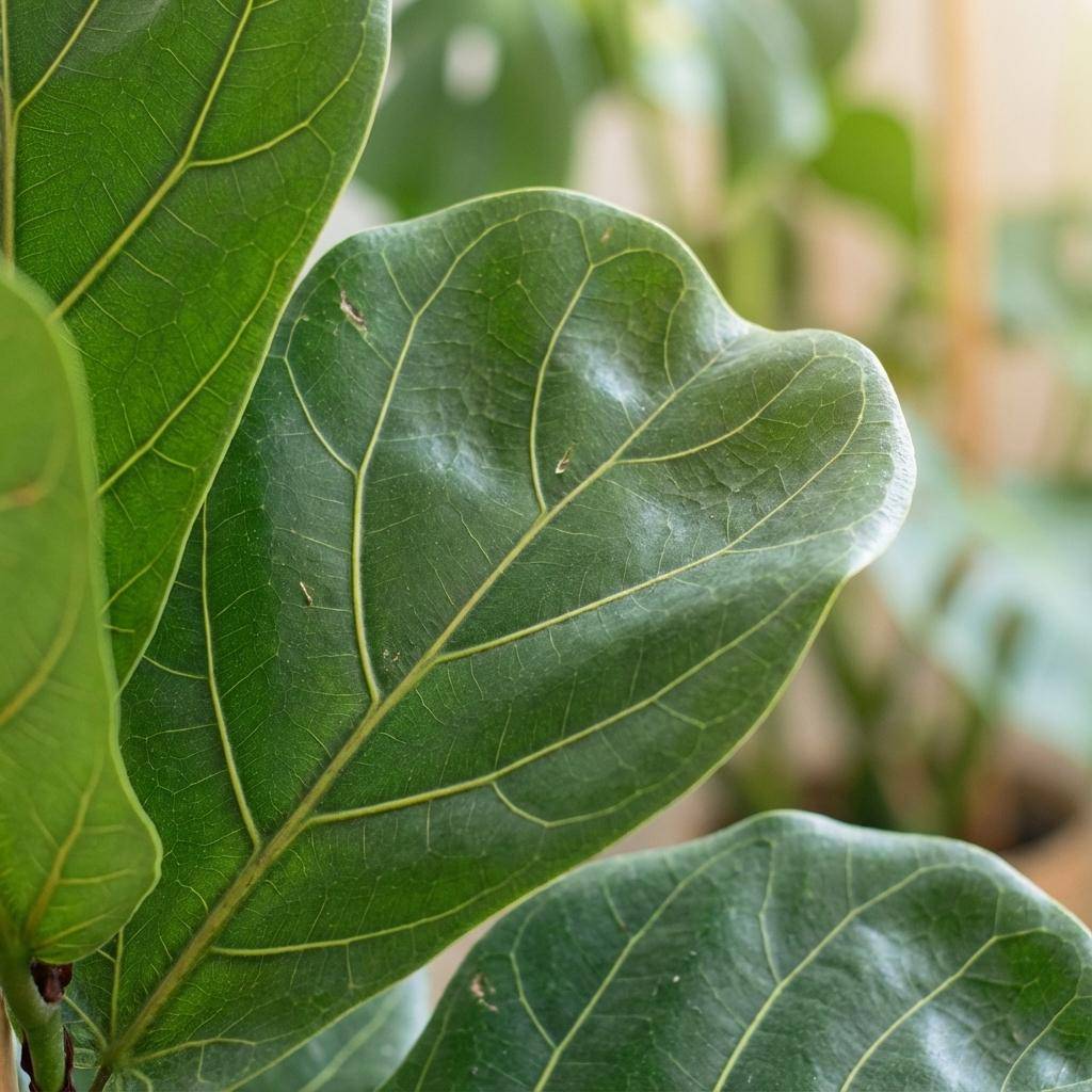 Ficus Lyrata - Pot de 21cm - Hauteur 75 - 85cm - Panier - Plantes d'intérieur - Image 4