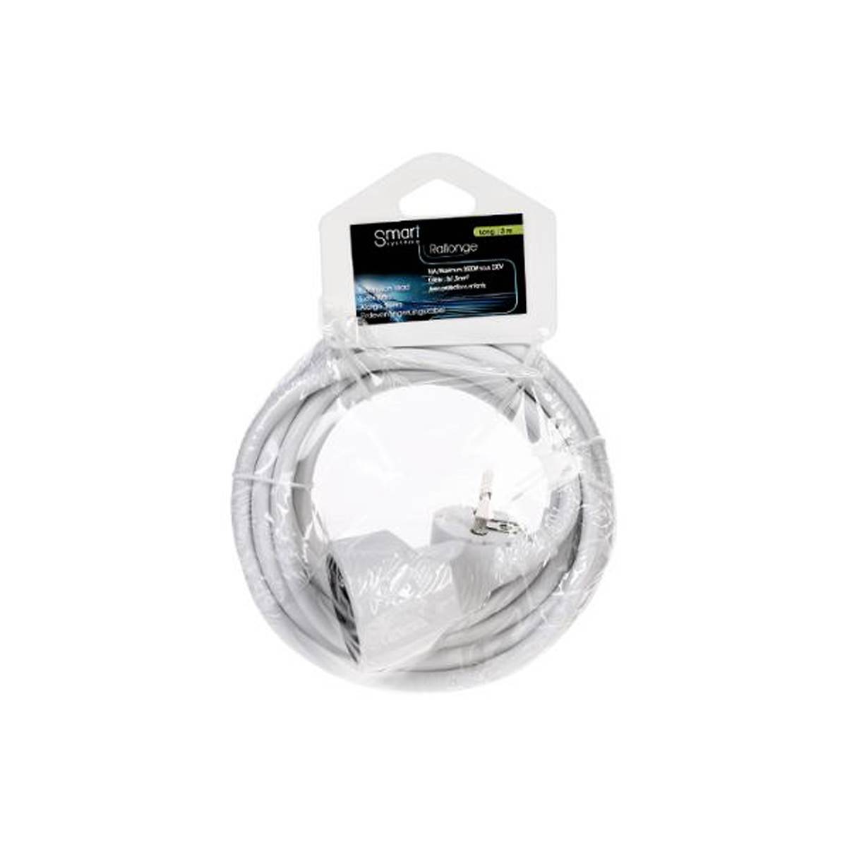 Rallonge Electrique "Terre" 3m Blanc - Image 2