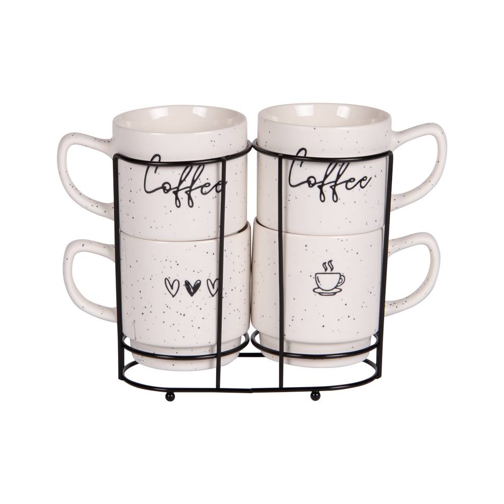 Tour de 4 mugs Sweet coffee 39 cl - Image 1