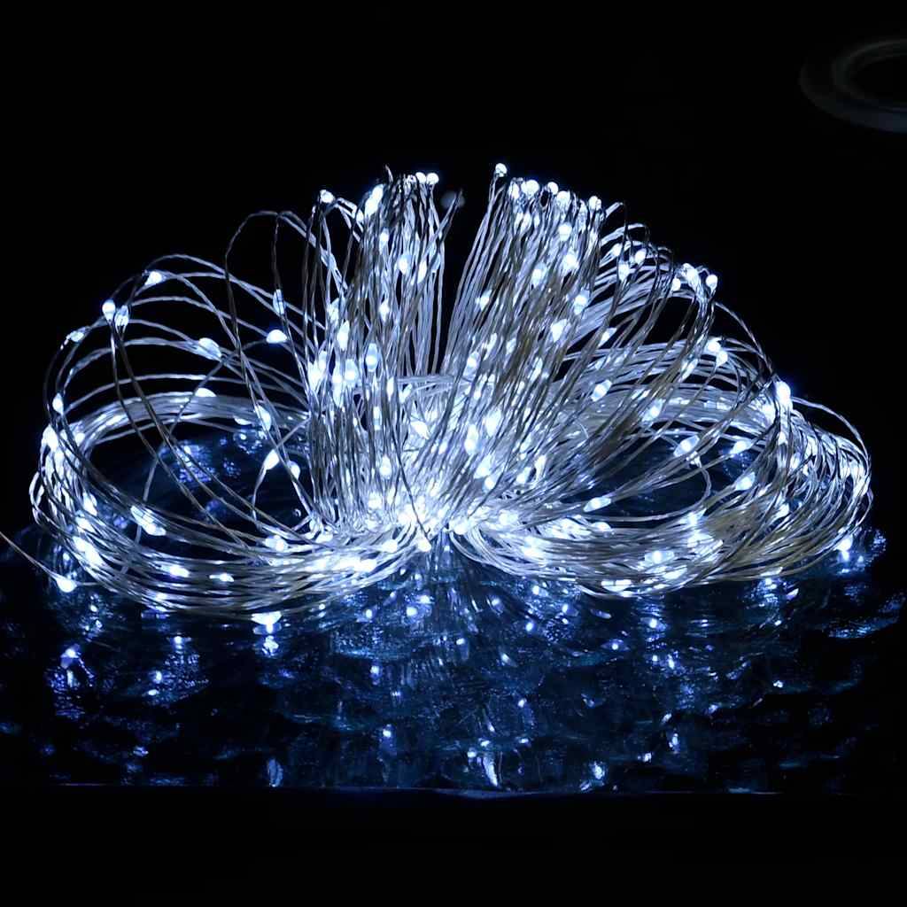 Guirlande Lumineuse LED Fil Cuivre 300 Lampes Télécommande Blanc Froid 30m – ComfortXL Outdoor Living - Image 3