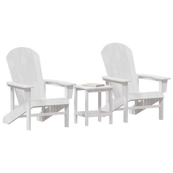 Chaise de jardin Polyéthylène Blanc 82 x 74 x 92 cm, Poids :40.88kg - PANGIVO - Image 3