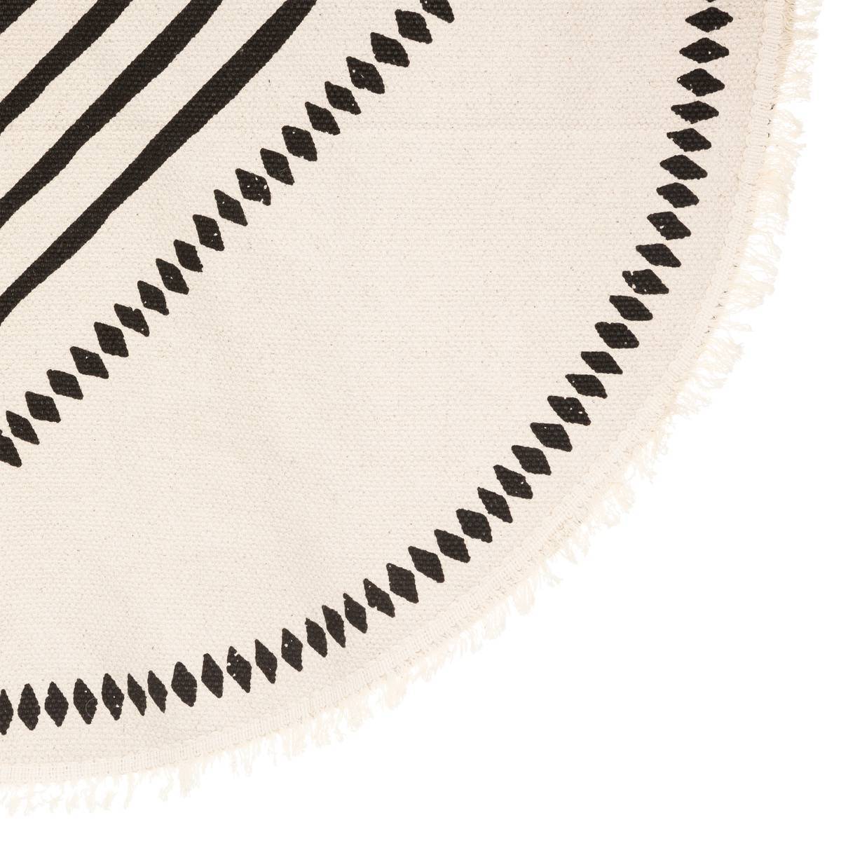 Atmosphera - Tapis "Alban" en coton imprimé D90cm - Atmosphera Créateur d'intérieur - Image 4