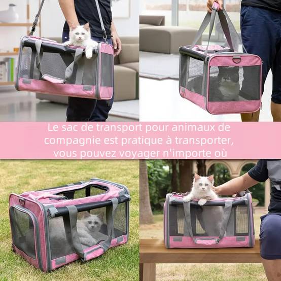 Sac à dos ventilé pour chat - IntiMeg - Image 2