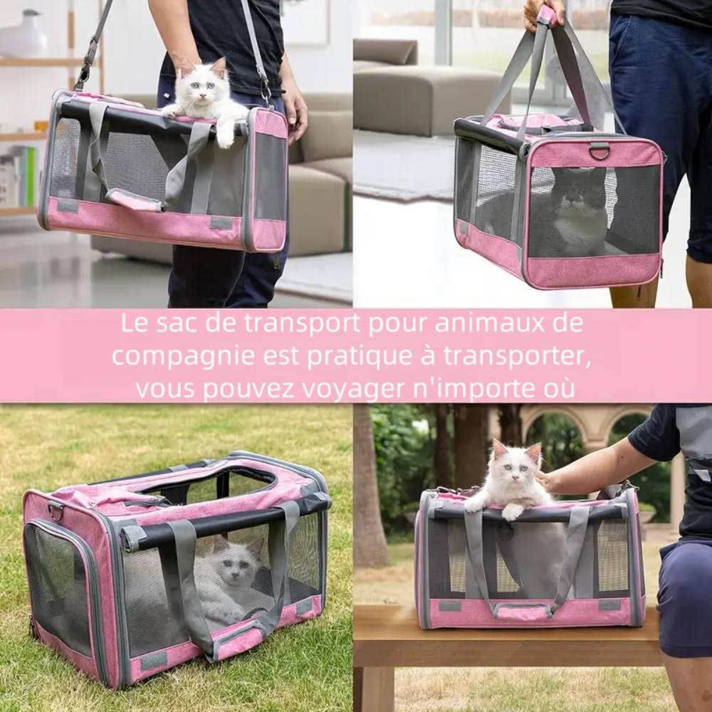 Sac à dos ventilé pour chat - IntiMeg - Image 2