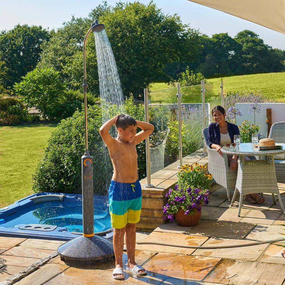 Hozelock - Douche Solaire d’extérieur autonome 210 x 60 x 60 - gris HOZELOCK - Image 4