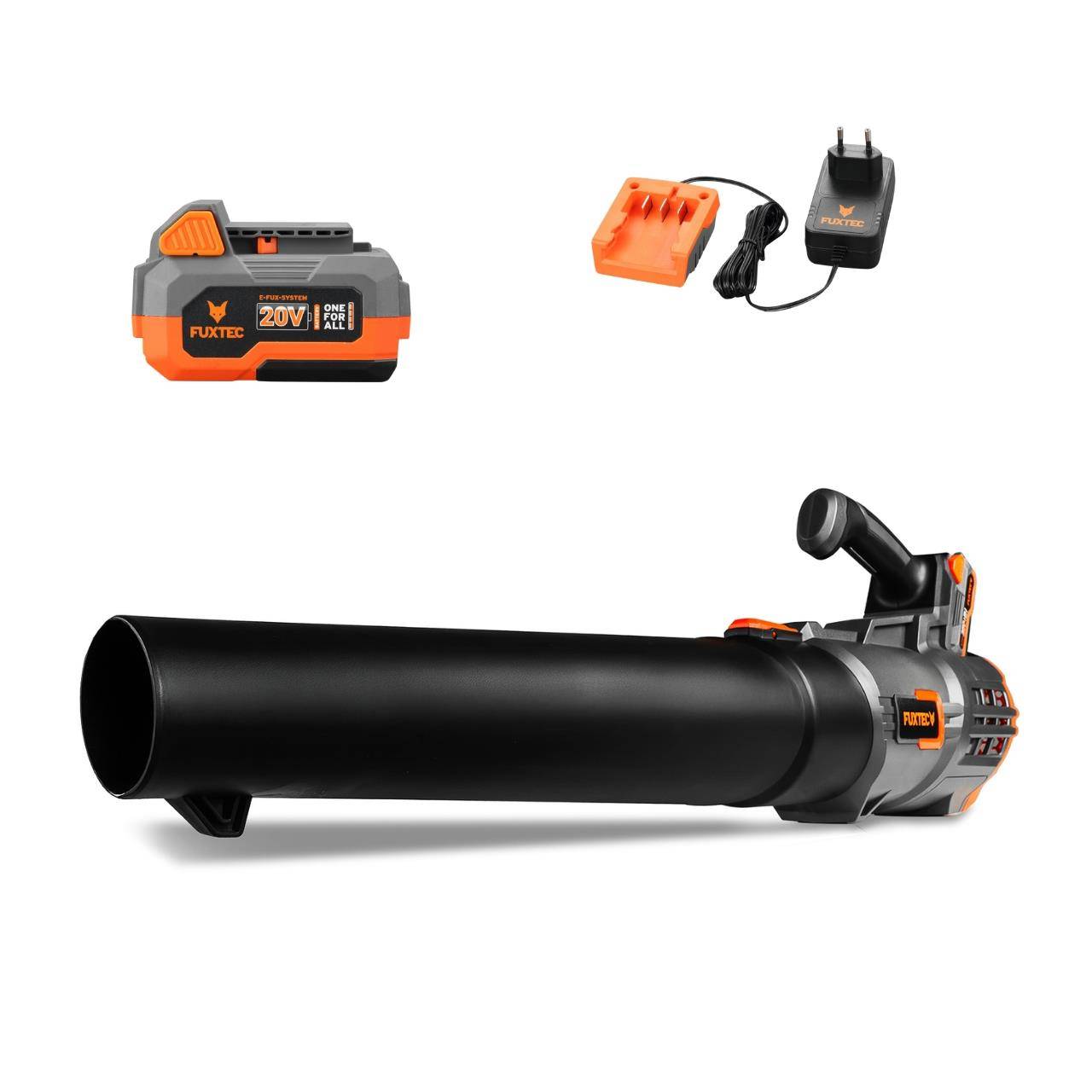 FUXTEC - Souffleur à batterie - FUXTEC FX-E1LB20 - 20V 38m/s - Set 1 batterie 4Ah et chargeur 2,4A - Image 1