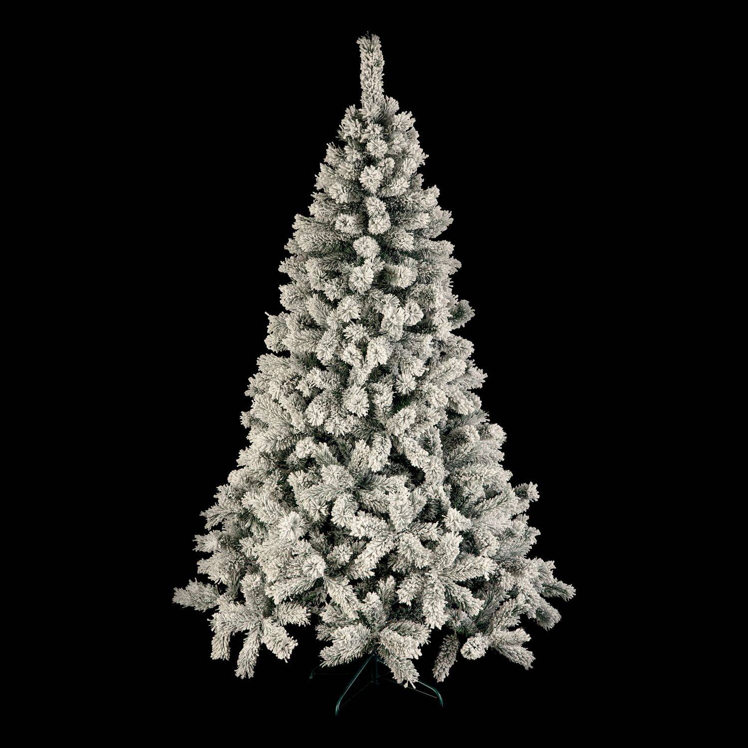 Fééric Lights & Christmas - Sapin de Noël artificiel effet enneigé WINDY PEAK - H. 180 cm - Blanc - Féérie Lights & Christmas - Image 3