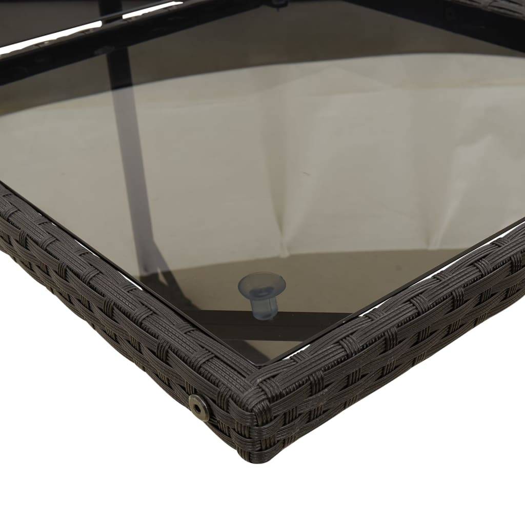 Vidaxl - Ensemble à manger de jardin 9pcs coussins noir résine tressée vidaXL 3278142 - Image 5