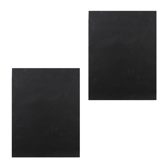Barbecook - Set de 2 tapis de grille Premium - Noir - 40 x 33 cm - Image 1