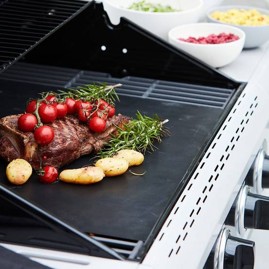 Barbecook - Set de 2 tapis de grille Premium - Noir - 40 x 33 cm - Image 2