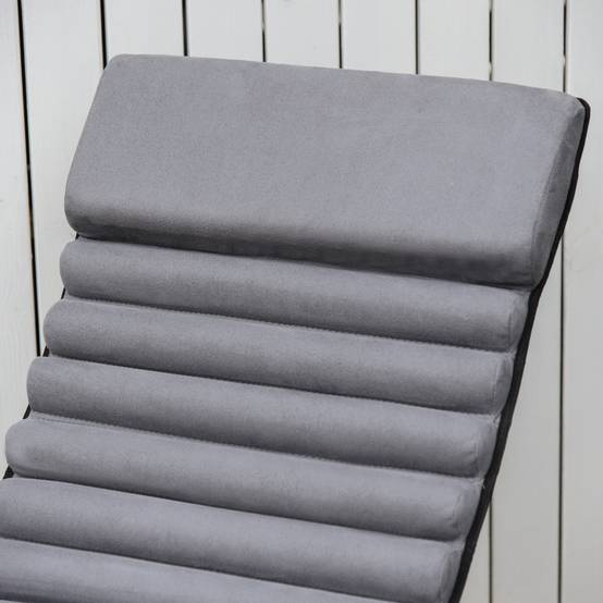 Fauteuil à bascule métal gris foncé 145 x 74 x 86 cm - PANGIVO - Image 10