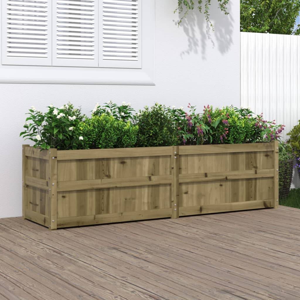 Maison Chic - Jardinière - Bac à fleurs - Pot de fleurs 180x50x50 cm bois de pin imprégné - Meuble Pro - Image 2