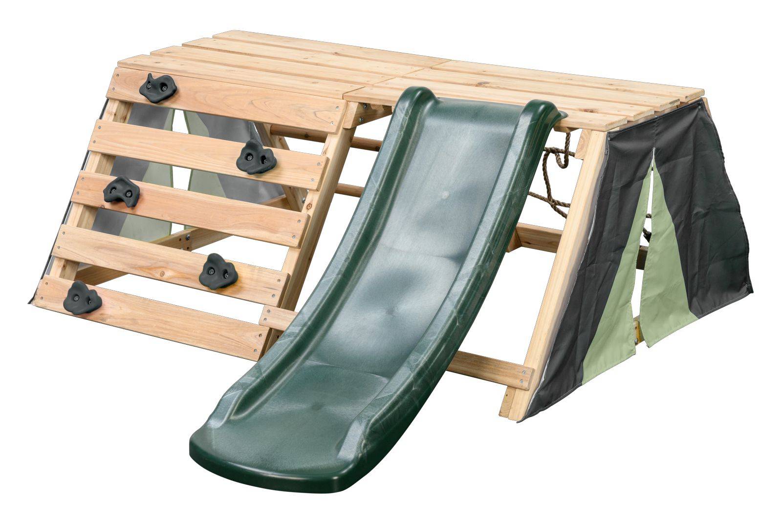 Aire de jeux Swing King Compact Charlie Versatile Équipement de Jeux pour enfants