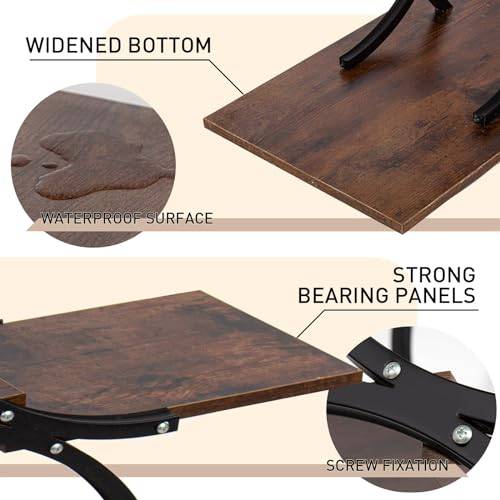 Todeco Porte plante interieur 4 Niveaux, Support plantes en Métal, étagère plante interieur support pot de fleurs pour Salon Balcon Jardin Bureau - Image 6