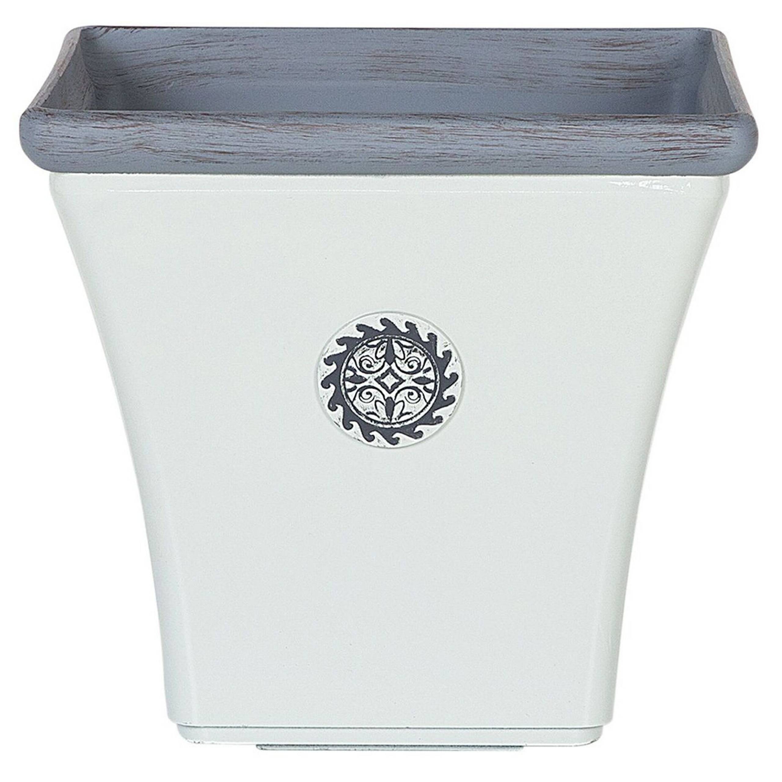 Beliani - Cache-pot d'extérieur Fibre d'argile Blanc ELATEIA - Beliani - Image 2